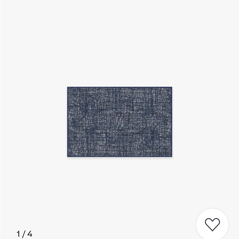Ruggable Sapphire Crosshatch Rug